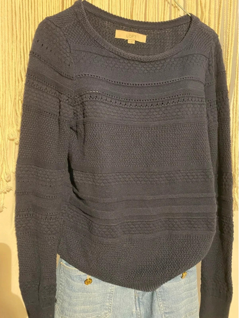 LOFT light sweater size S